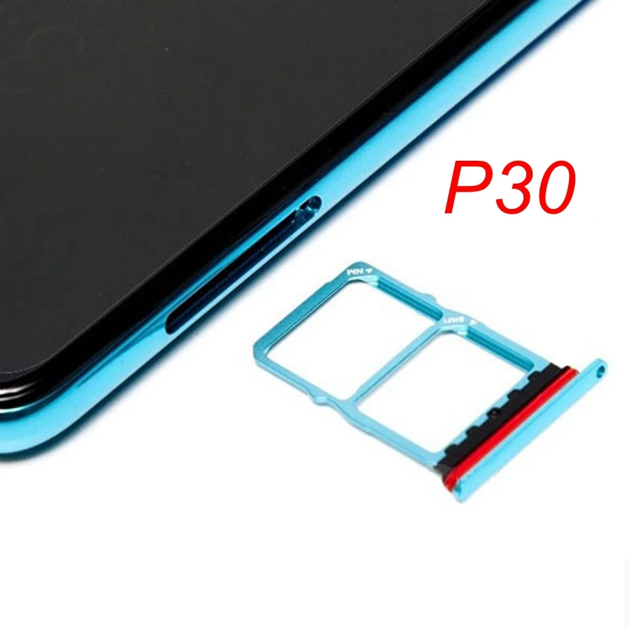 SIM Kart Tepsileri İçin P30 Pro SIM Yuvası Soket Mikro SD Tutucu Adaptörü Değiştirme İçin Huawei P30 ELE-L29 ELE-L09 ELE-L04 VOG